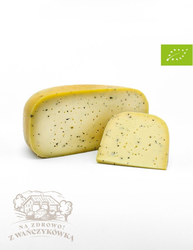 Gouda z Wańczykówki z bazylią BIO