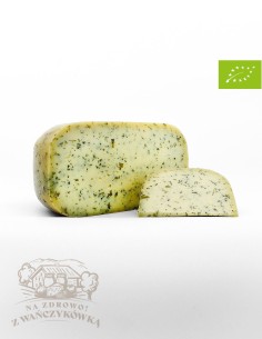Gouda z Wańczykówki z czosnkiem niedźwiedzim BIO