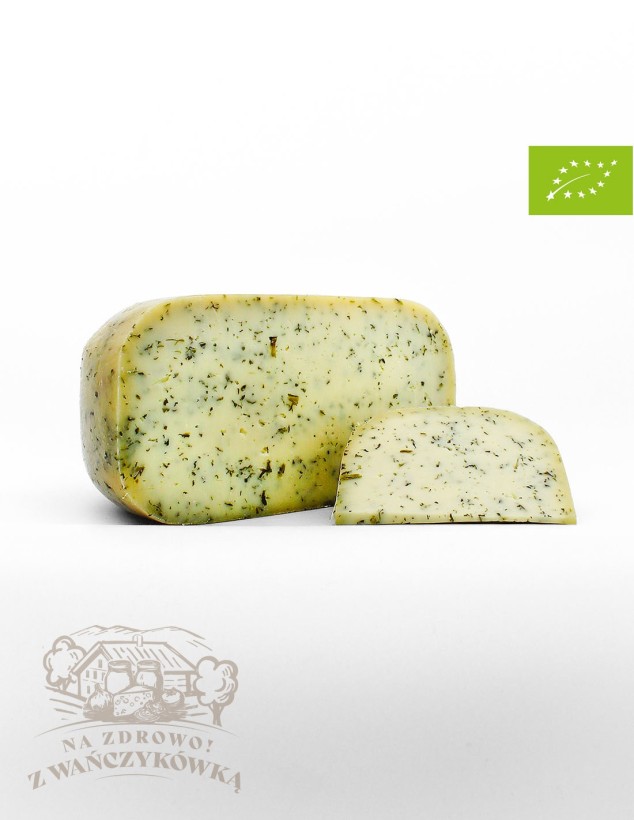Gouda z Wańczykówki z czosnkiem niedźwiedzim BIO