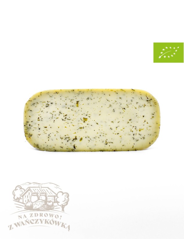 Gouda z Wańczykówki z czosnkiem niedźwiedzim EKO 250 g