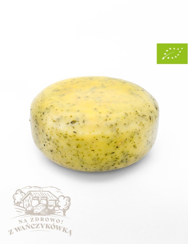 Gouda z Wańczykówki z czosnkiem niedźwiedzim EKO 250 g