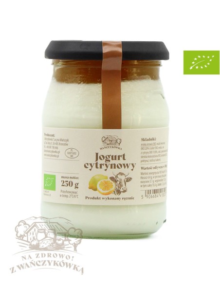 Wańczykówka - jogurt cytrynowy ekologiczny