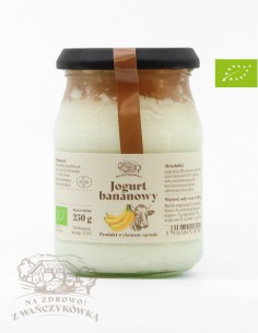 Wańczykówka - jogurt bananowy BIO