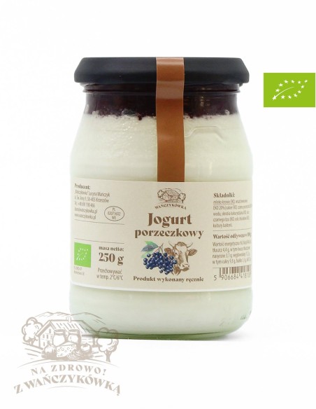 Wańczykówka - jogurt porzeczkowy ekologiczny