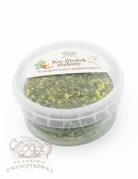 Ko-ziołek Zielony - twarożek naturalny w zielonej przyprawie